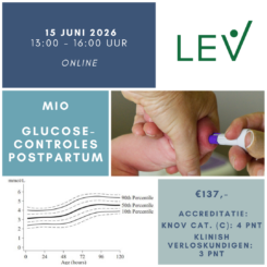 MIO Glucosecontroles postpartum | 15 juni 2026, 13.00-16.00 uur